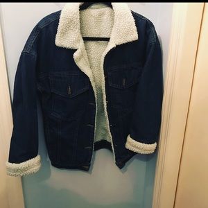 Sherpa Denim Jean Jacket